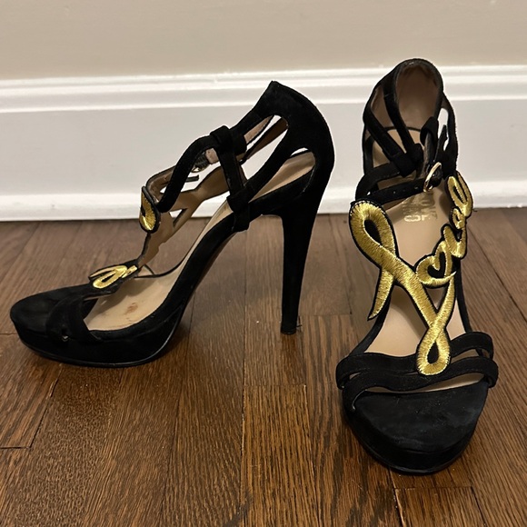 Moschino Size 7 LOVE heels - Picture 2 of 4